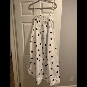 Ganni Polka Dot Tent Dress - Size Large